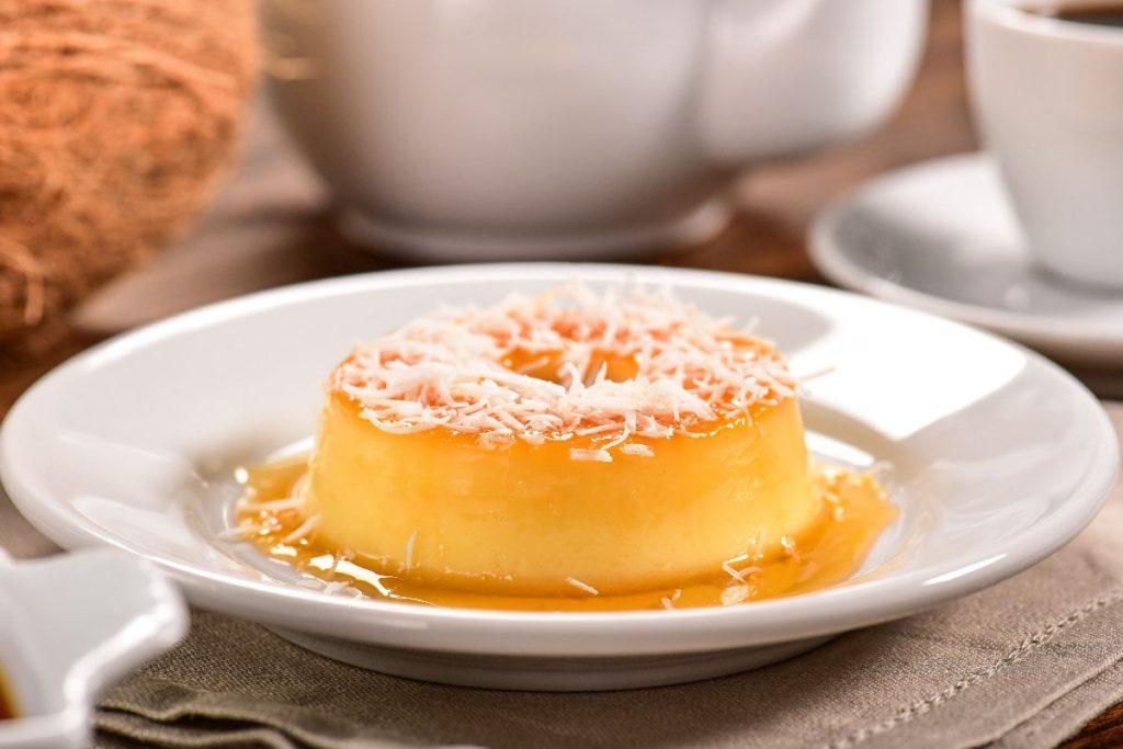 receta flan de coco